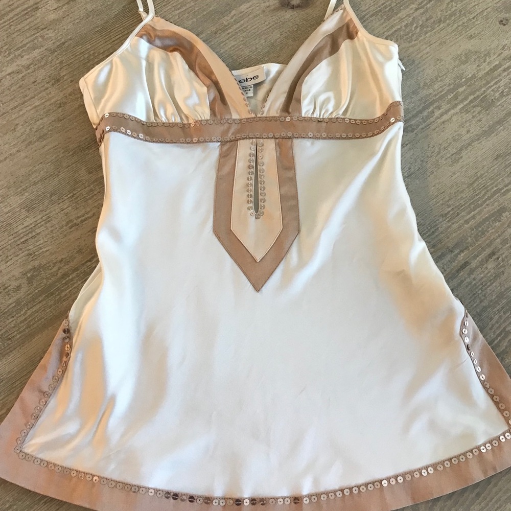Bebe Panel Cut Out Cami